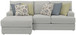 Stockbridge - Sectional With Comfort Coil Seating And 9 Accent Pillows Included