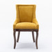 Ultra Side Dining Chair, Thickened Fabric Chairs With Neutrally Toned Solid Wood Legs, Bronze Nail Head (Set of 2)
