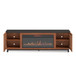 Graceland - Fireplace TV Stand Console For TVs Up To 100" - Black, Bourbon