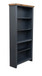 Essex - High 5 Shelf Bookcase - Black, Whiskey