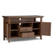 Redmond - Tall TV Media Stand - Rustic Natural Aged Brown