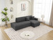 Jessica - Lamb Wool Sectional Sofa With Chaise