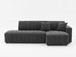 Jessica - Lamb Wool Sectional Sofa With Chaise