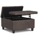 Harrison - Upholstered Coffee Table Storage Ottoman