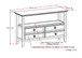 Amherst - Console Sofa Table, Handcrafted