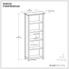 Amherst - 5 Shelf Bookcase, Handcrafted