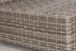 Outdoor Ottoman With Cushion - Gray