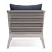 Santiago - Outdoor Conversation Chair - Slate Gray