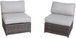 Armless Patio Chair With Cushions
