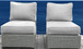 Armless Patio Chair With Cushions