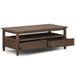 Warm Shaker - Coffee Table - Farmhouse Brown