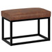 Reynolds - Small Bench - Distressed Saddle Brown