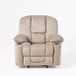 Luxurious Manual Recliner Chair With Skin-Friendly Fabric And Dual Cup Holders