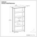 Amherst - 5 Shelf Bookcase - Brown
