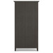 Amherst - Transitional 5 Shelf Bookcase - Brown