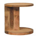 Close Knit Corner End Table - Oak