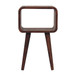 Minimalist Open Curved Nightstand