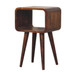 Minimalist Open Curved Nightstand