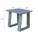 Traditional Style Outdoor Square End Table