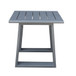 Traditional Style Outdoor Square End Table
