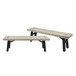 Bettina - Dining Set 3 Pieces - Gray