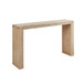 Modern Solid Wood Console Table With Distressed - Reclaimed Wheat