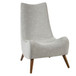 Fancy Chair With Plush Seating - Tan