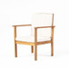 3 Piece Patio Set With Slatted Design, 2 Club Chairs And Coffee Table - Brown