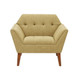 Modern Lounge Chair With Button Tufting