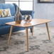 Mid Century Coffee Table With Mindi Veneer - Natural