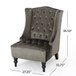Toddman - Hi - Back Club Chair With Elegant Design