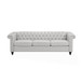 Chesterfield Style 3 Seater Sofa With Deep Button Tufting