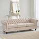 Chesterfield Style 3 Seater Sofa With Deep Button Tufting