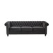 Chesterfield Style 3 Seater Sofa With Deep Button Tufting