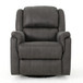 Contemporary Glider Recliner With Swivel Function
