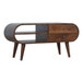 Circular Media Unit - Chestnut