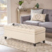 Juliana - Storage Ottoman With Birch Legs