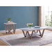 Set Of Tables, Home, Livingroom End Table & Coffee Table With Bottom Shelve