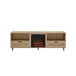 Coastal Rattan Door TV Stand For TVs Up To 10015” - Coastal Oak
