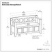 Amherst - Entryway Storage Bench - Hickory Brown