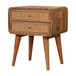 Close Knit 2 Drawer Nightstand - Oak