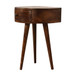 Semi Circle Nightstand - Chestnut