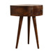 Semi Circle Nightstand - Chestnut