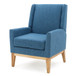 Modern Accent Chair With Padded Cushion Seat
