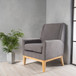 Modern Accent Chair With Padded Cushion Seat
