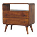 Curved Nordic Charm Console - Brown