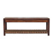 Regency - Woven Bench - Brown