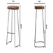 Chunky Bar Stool - Chestnut