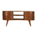 Wave Entertainment Unit - Chestnut