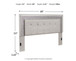 Zyniden - Upholstered Panel Headboard